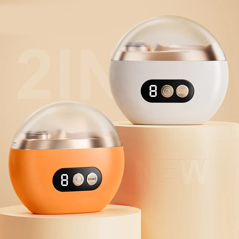 3 in 1 Multi-functional Electric Nail Trimmer 3 Speed Control Automatic Polished Trimmer Nail Clipper With LED lighting