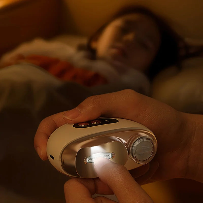 3 in 1 Multi-functional Electric Nail Trimmer 3 Speed Control Automatic Polished Trimmer Nail Clipper With LED lighting